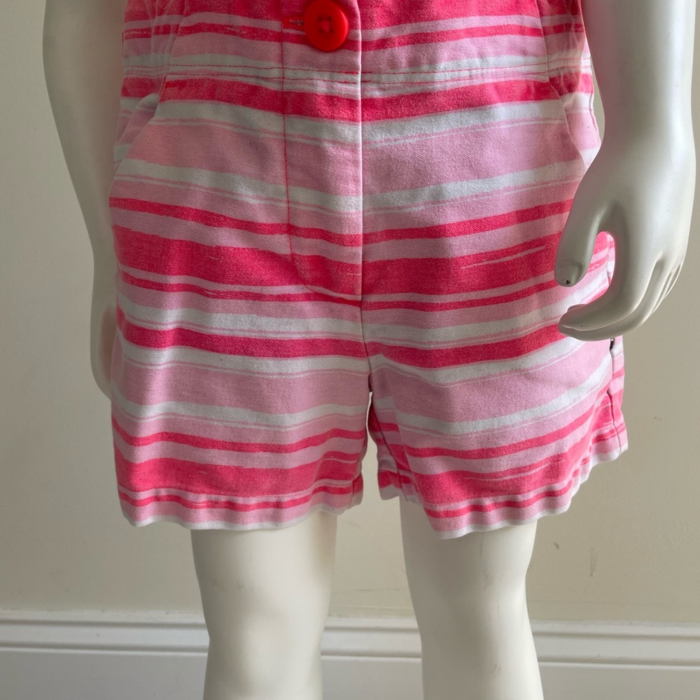 Nautica Pink Striped Kids Shorts